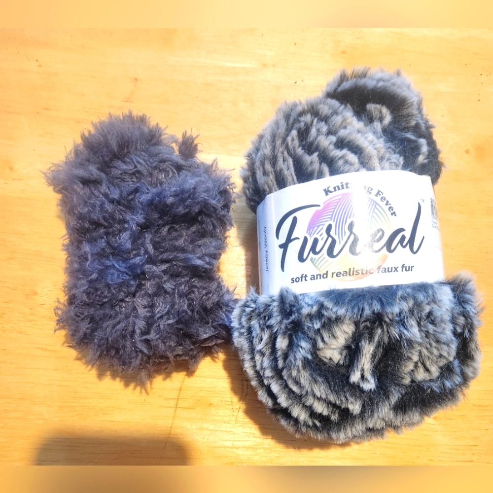 Furry yarn